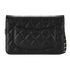 Wallet On Chain, &pound;2,200, Handbags, Black, Caviar Leather, Back view